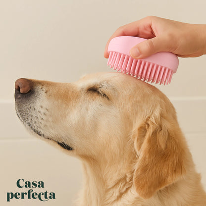 Cepillo Masajeador de Baño con Dispensador Integrado