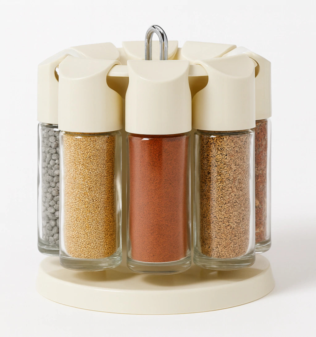 Especiero Giratorio con 8 Frascos | Organización