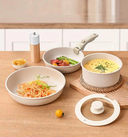 Set de Ollas y Sartenes Antiadherentes Easy Grip